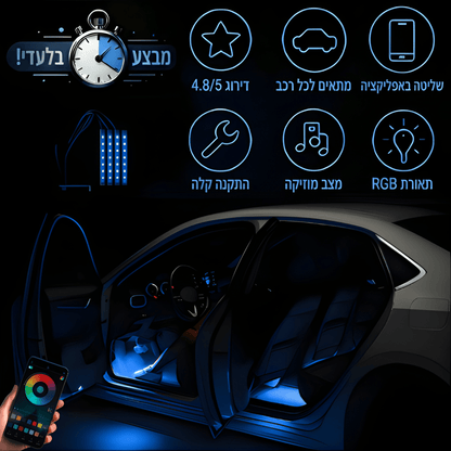 LuxeRoadX™ תאורת פנימית לרכב